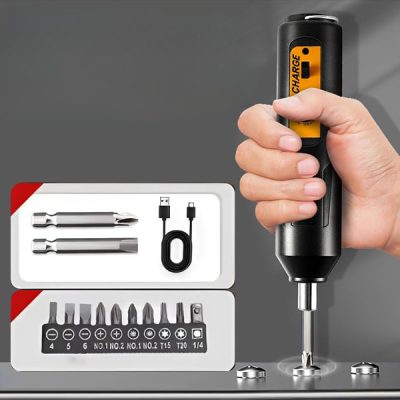 Mini elektromos csavarhúzó - 12 bit, 1 óra USB töltés | SCREWZI