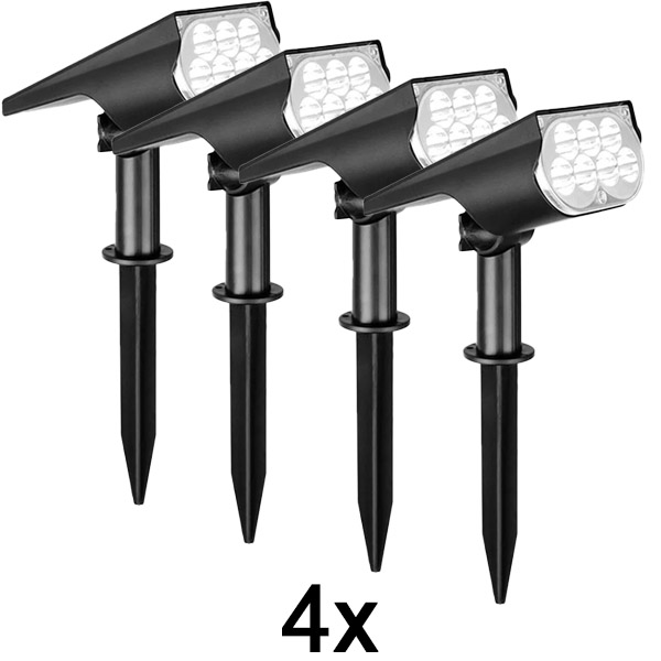 4x Kültéri napelemes reflektor | SPOTIKE
