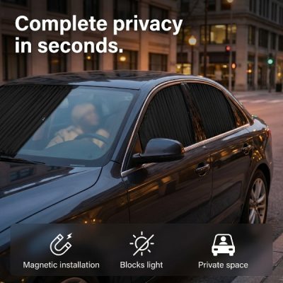 Privát szféra és napvédelem - 4 mágneses árnyékoló | CARSHADY